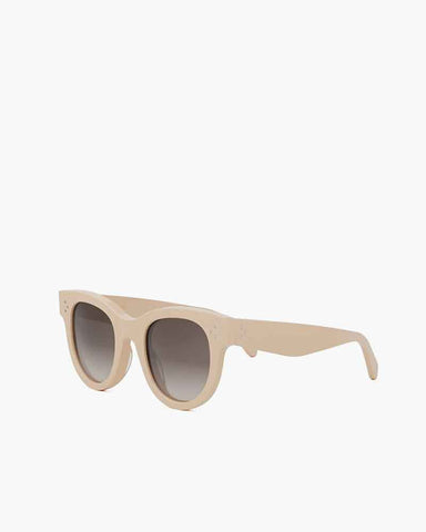 Women’s Glossy Round Polarized Sunglasses
