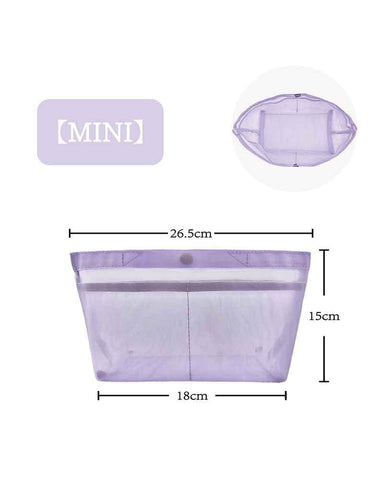 Lightweight Mesh Tote Bag Organizer Insert