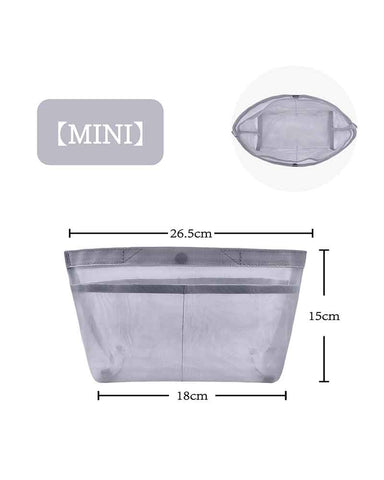 Lightweight Mesh Tote Bag Organizer Insert