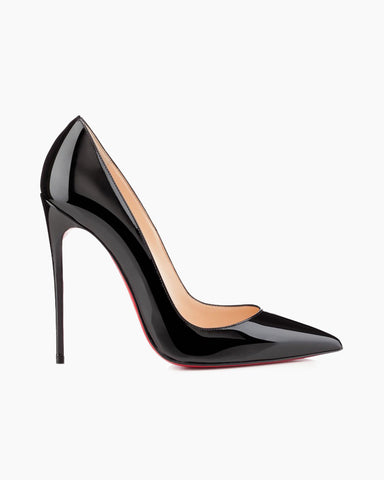 Kate Series - 120mm Pumps - Elegant Red-Bottom Patent Leather Stiletto Heels