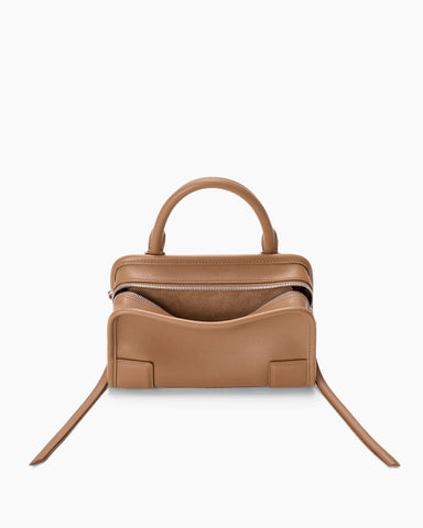 Mini Nappa Leather Convertible Top-Handle Bag