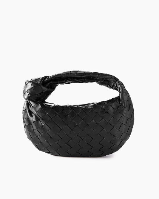 Mini Knotted Intrecciato Leather Tote