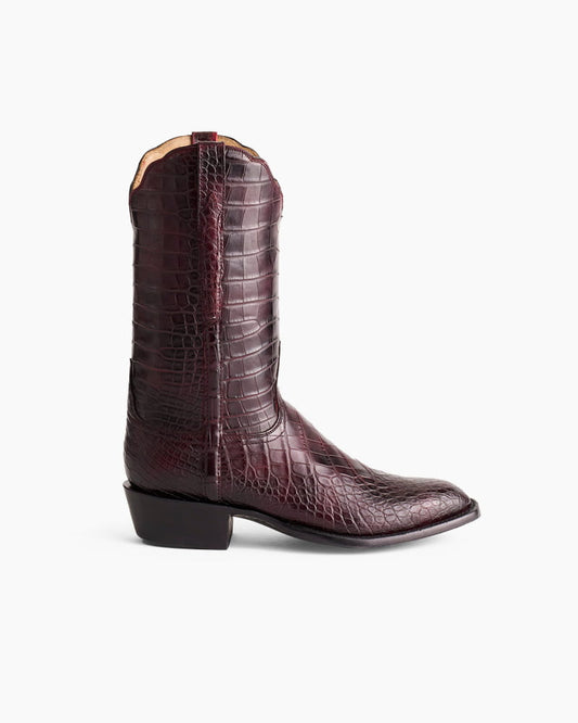 Men‘s Artisan Crocodile Pattern Western Boot