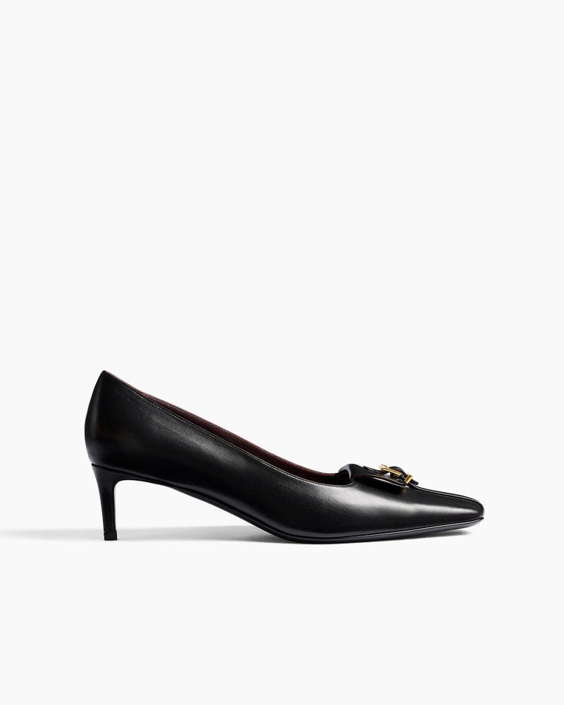 (Pre-sale)Smooth Leather Pocket Pumps