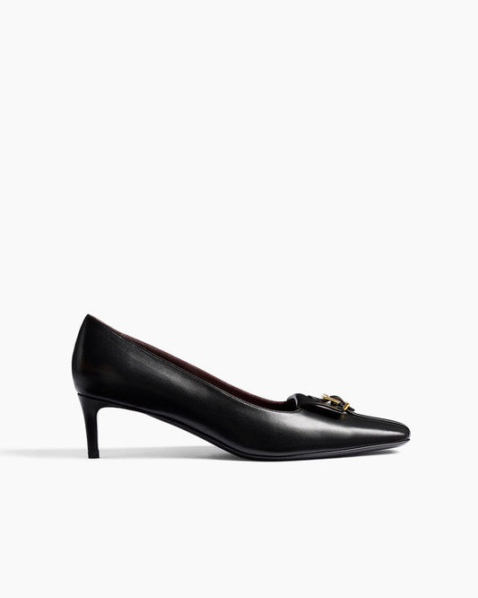 (Pre-sale)Smooth Leather Pocket Pumps
