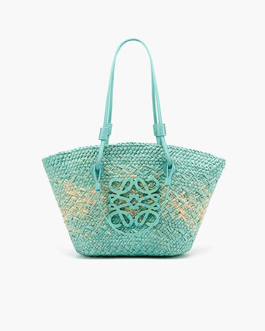Large Handwoven Raffia Beach Tote Bag