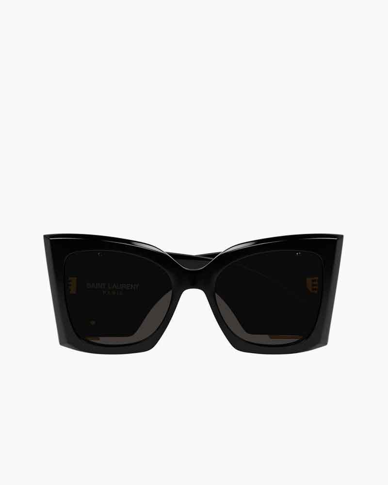 Black Angular Cat-Eye UV400 Sunglasses
