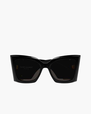 Black Angular Cat-Eye UV400 Sunglasses