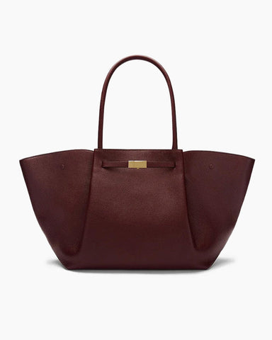 Women's New York Belted Leather Tote Bag