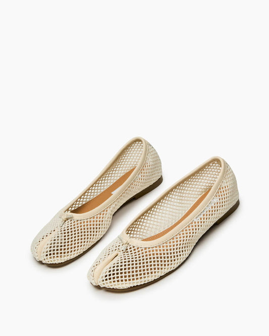 (Pre-sale) Women’s Mesh Split-Toe Ballet Flats