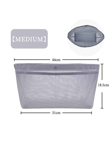 Lightweight Mesh Tote Bag Organizer Insert