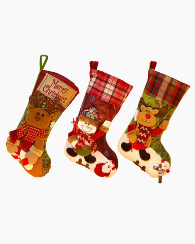 Needlepoint Personalized Christmas Stocking (Style B)