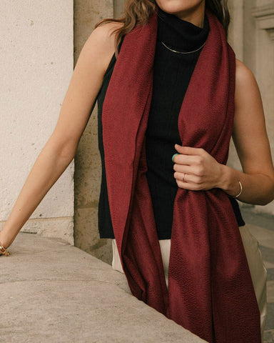 Premium Lambswool Wrap Warm Accessory