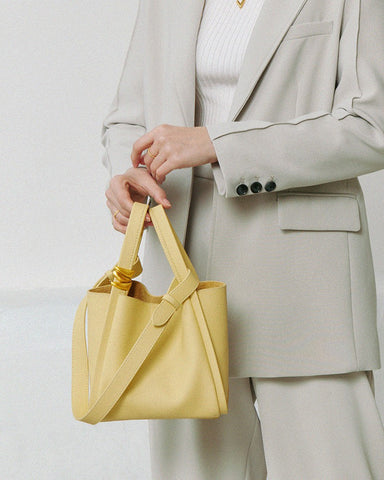 Genuine Leather Tote Handbag Shoulder Bag