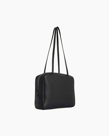 Astra Leather Bowling Bag in Tan