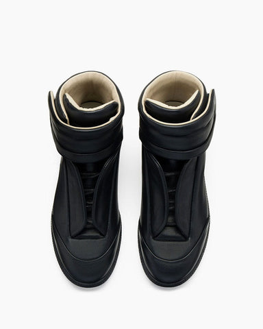 Leather High-Tops for Avant-Garde Streetwear Looks