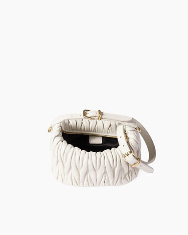 Matelassé Nappa Leather Mini Hobo Bag