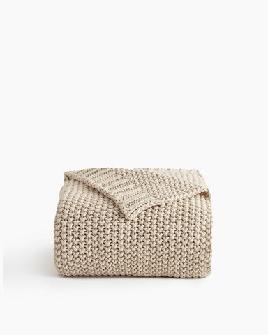 Cotton Fisherman Throw Blanket