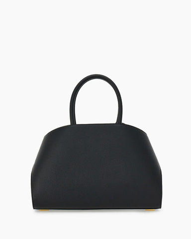 Small Hug Leather Handbag with Top Handle