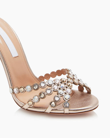 Women’s Party Rhinestone Strap Sandals with Stiletto Heel