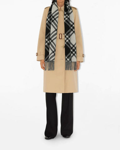 Soft Lambswool Plaid Scarf Winter Warmth