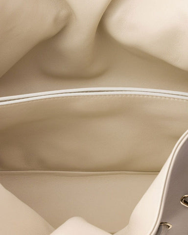 Small Soft Nappa Leather Bag with Buckle Detail