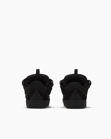 Black Leather Sneakers for Luxury 90s Skate Style