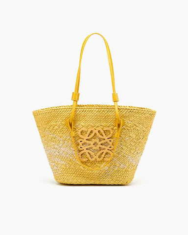Large Handwoven Raffia Beach Tote Bag