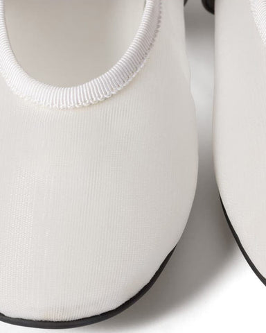 Women's Mesh Mary Jane Flats With Leather Buckle