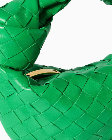 Mini Knotted Intrecciato Leather Tote