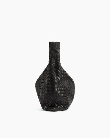 Women's Large Hop Intrecciato Leather Shoulder Bag