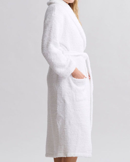 Cozy Unisex Adult Robe in White