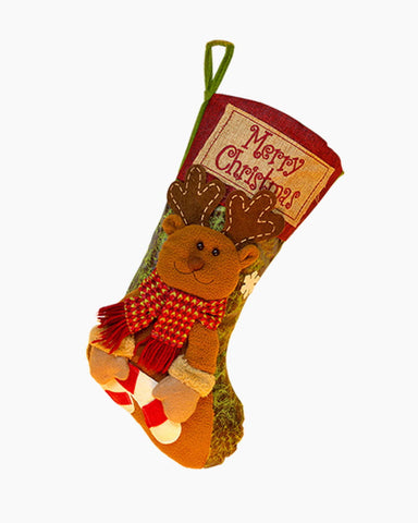 Needlepoint Personalized Christmas Stocking (Style B)