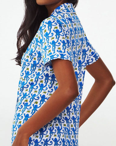 Monkey Polo Pajamas Short Style