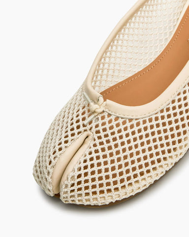 (Pre-sale) Women’s Mesh Split-Toe Ballet Flats