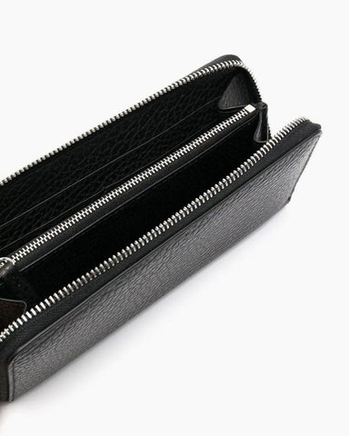 (Pre-sale) Stitched-leather Zip-around MM Wallet