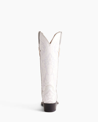 Women's Star Embellished Leather Western Boot