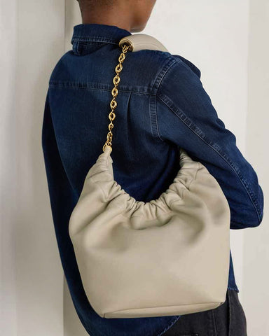 Small Burgundy Nappa Bag for Artful City Living