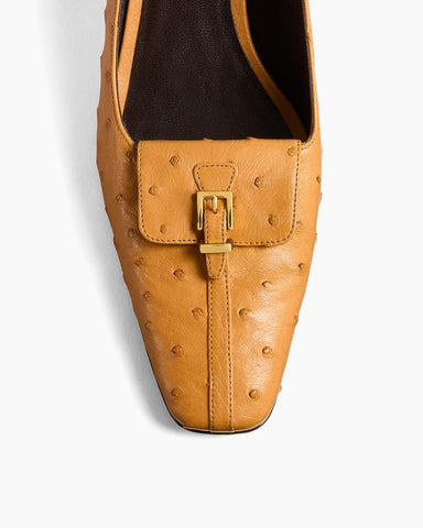 (Pre-sale)Smooth Leather Pocket Pumps