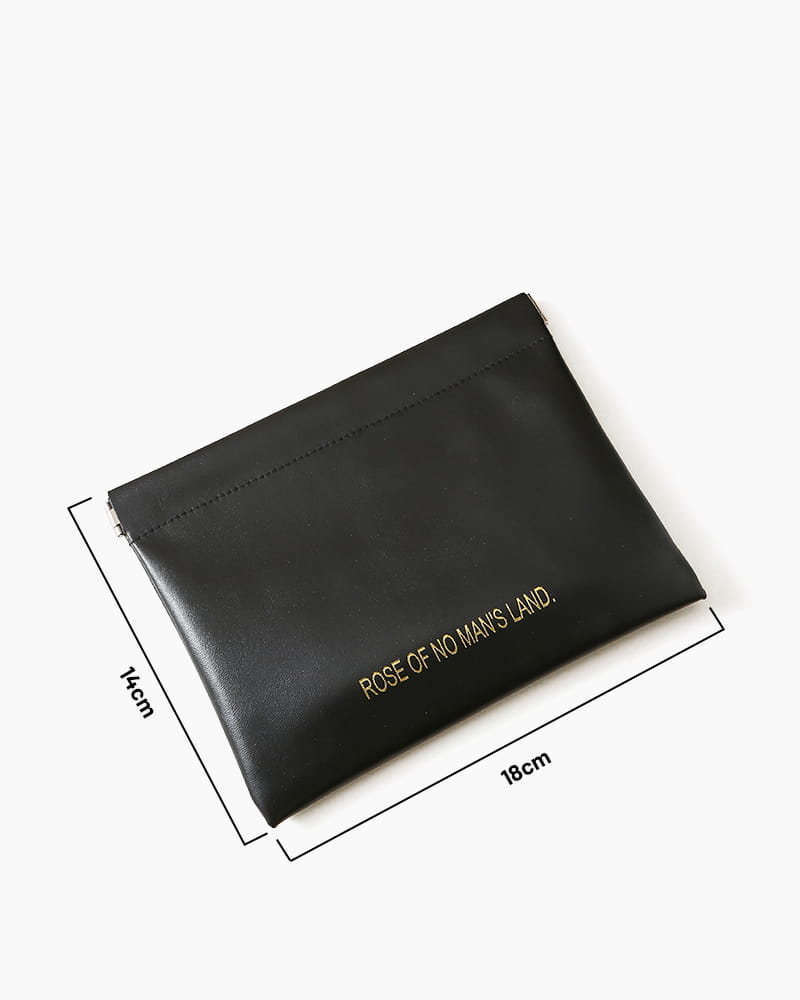 Minimalist Pu Leather Mini Clutch Bag