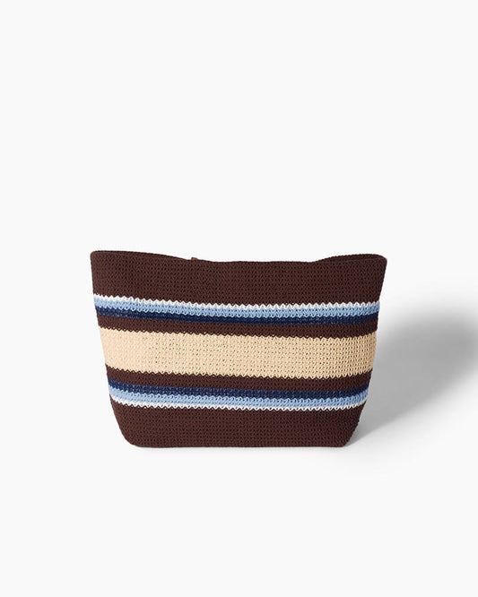 Summer Vacation Raffia Effect Woven Beach Bag