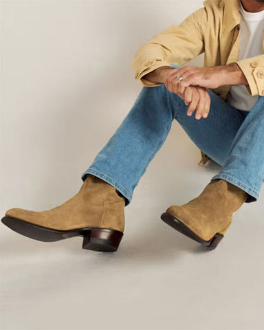 Men's Desert Dawn Suede Western Boots