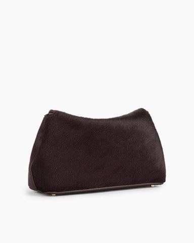 (Pre-sale)Mini T-Lock Clutch in Leopard Print Pony Hair