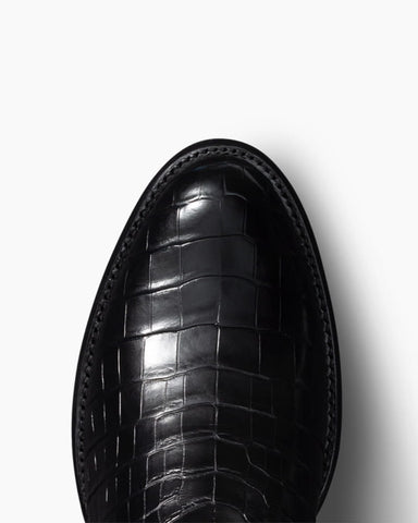 Premium Crocodile Print Boot For Urban Outings