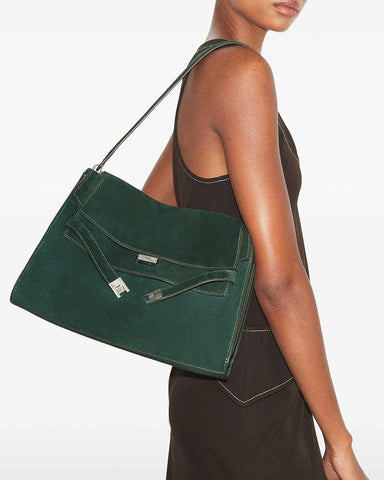 Boxy Top Handle Handbag Adjustable Strap