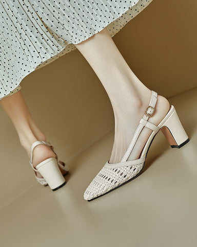 Summer-Office-Woven-Block-Heel-Slingback-Pumps-12