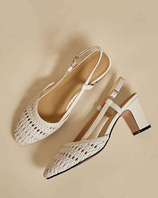 Summer-Office-Woven-Block-Heel-Slingback-Pumps-9