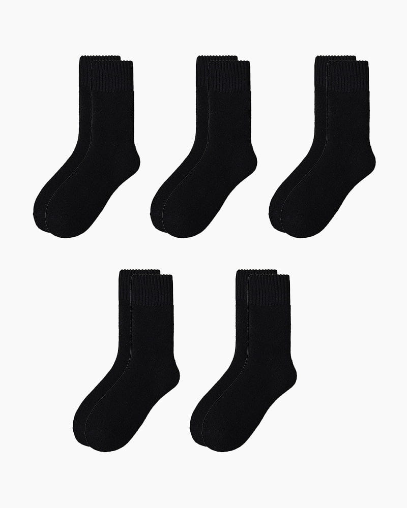 5-Pair Women's Colorful Cashmere Socks