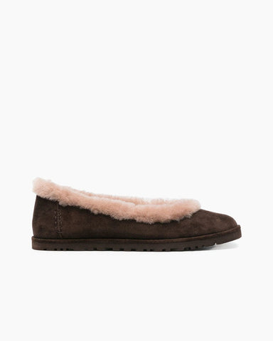 (Clean Up) Women's Brown Ballet Flats