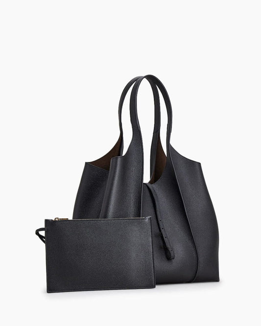 T Timeless Leather Tote Bag for Everyday Use
